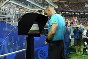 Imagen del VAR durante el Mundial