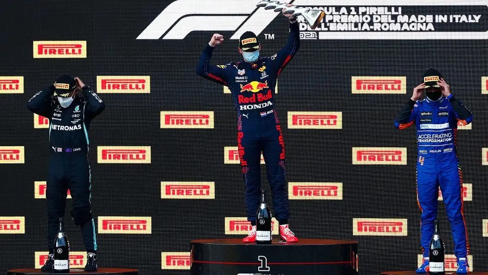 Podio del GP Emilia-Romagna 2021
