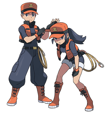 Sprite de entrenadores Ranger en Pok&eacute;mon