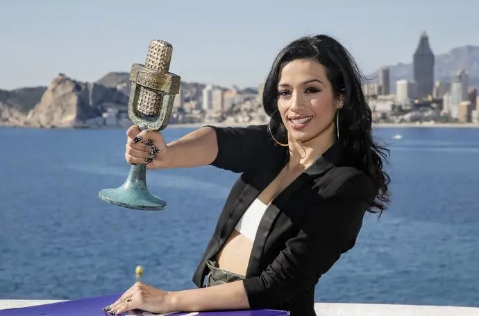 Chanel con el premio del Benidorm Fest