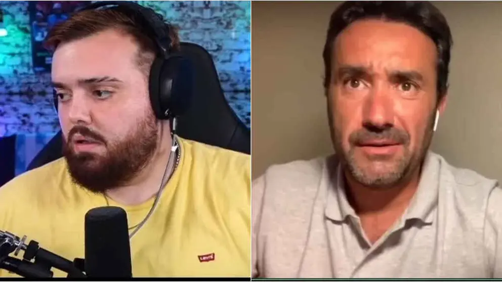 Juanma Casta&ntilde;o en el debate en Twitch con Ibai