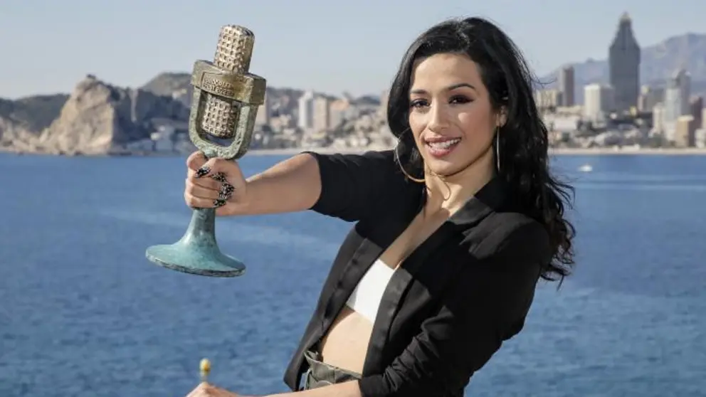 Chanel con el premio del Benidorm Fest