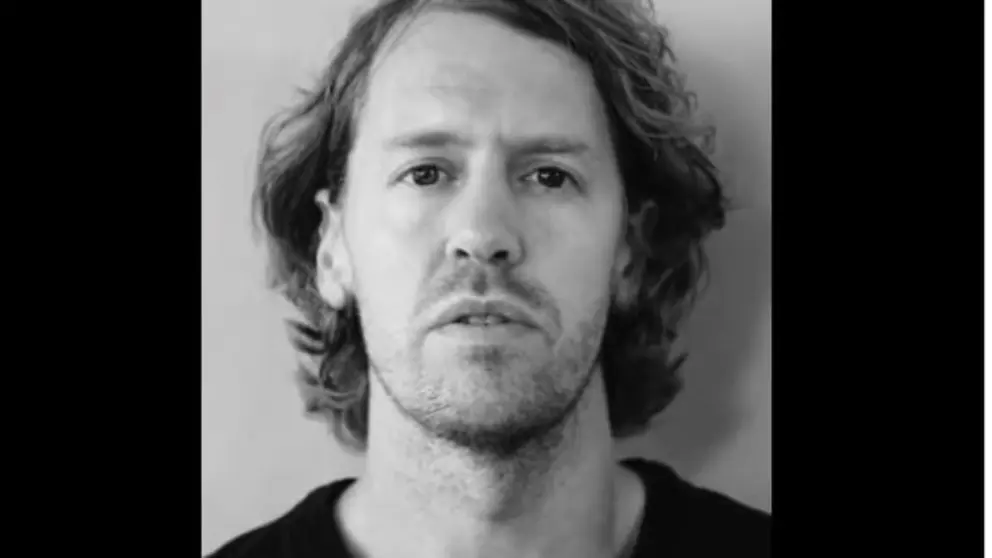 Sebastian Vettel en el anuncio de su retirada