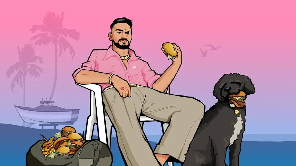 Imagen promocional de MalagaVice de IlloJuan con LGFM