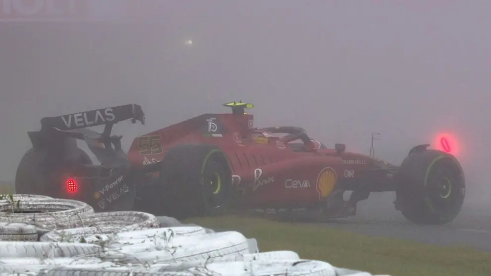 Accidente de Carlos Sainz en el GP Jap&oacute;n