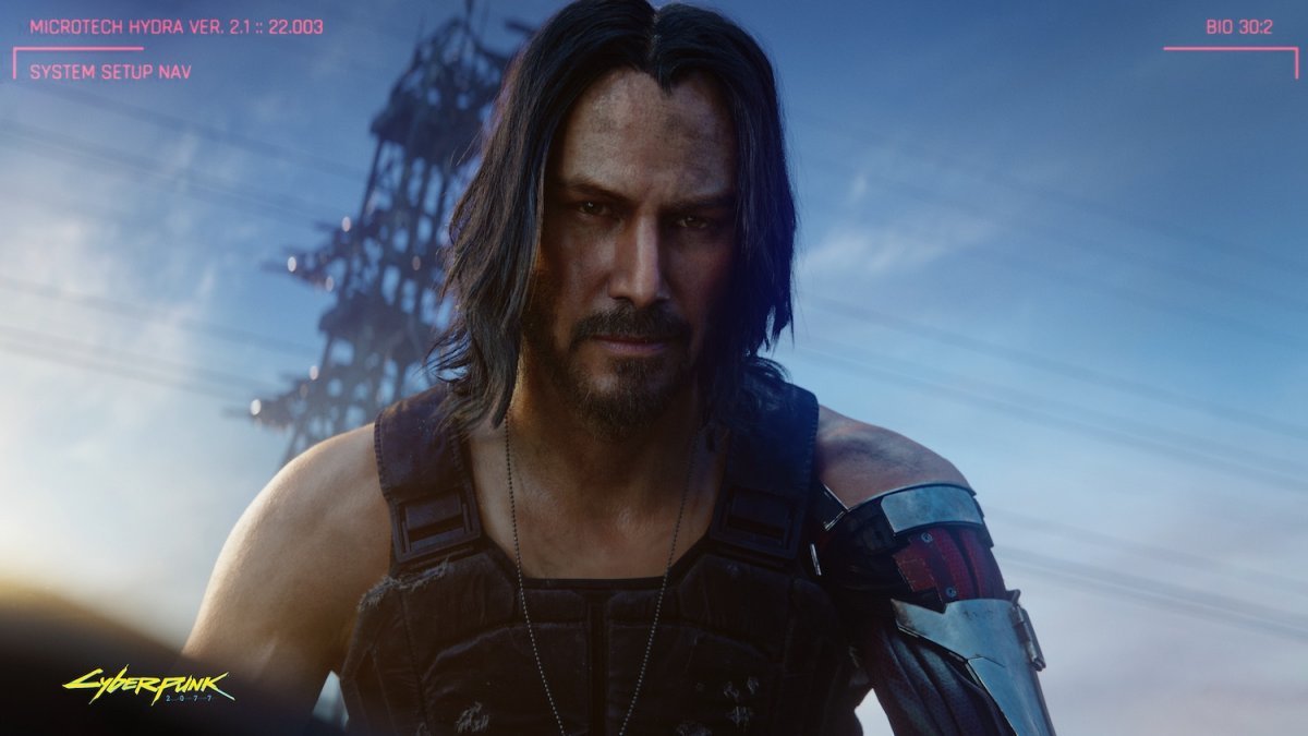Keanu Reeves en Cyberpunk 2077
