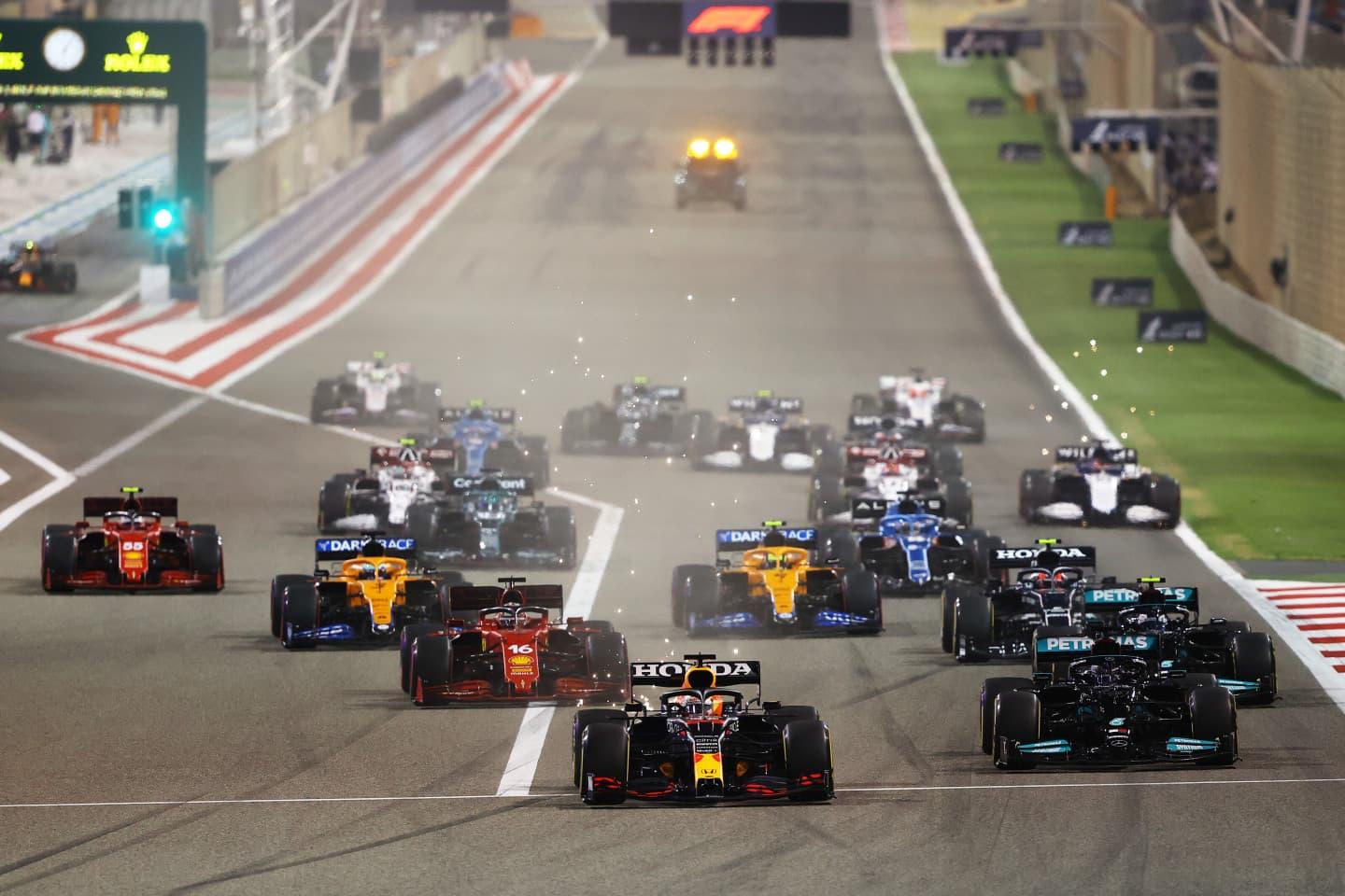 Salida del Gran Premio de Barhein