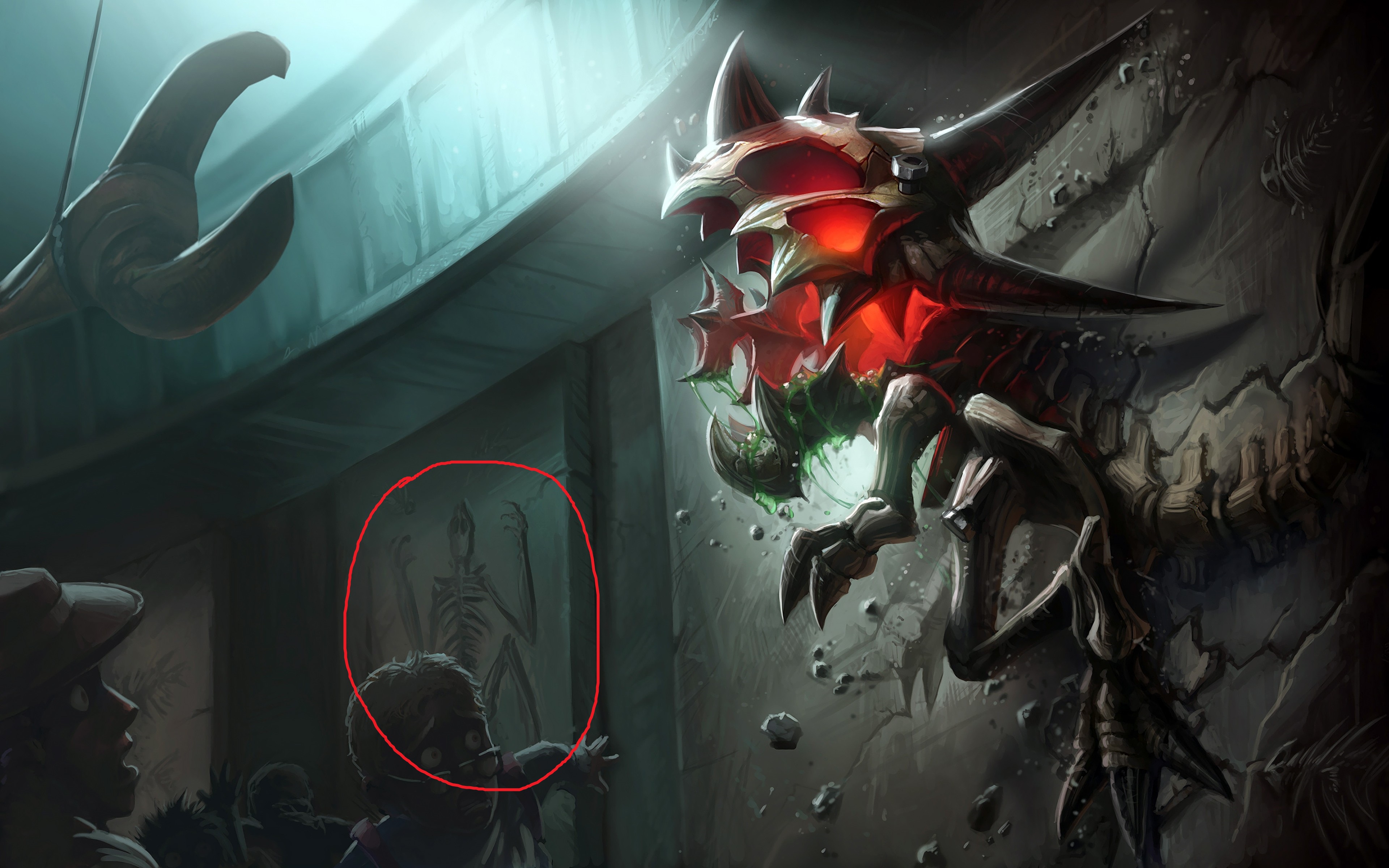 Splash art Kog´Maw jurásico