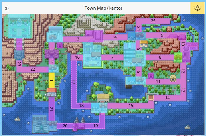 Mapa de Kanto