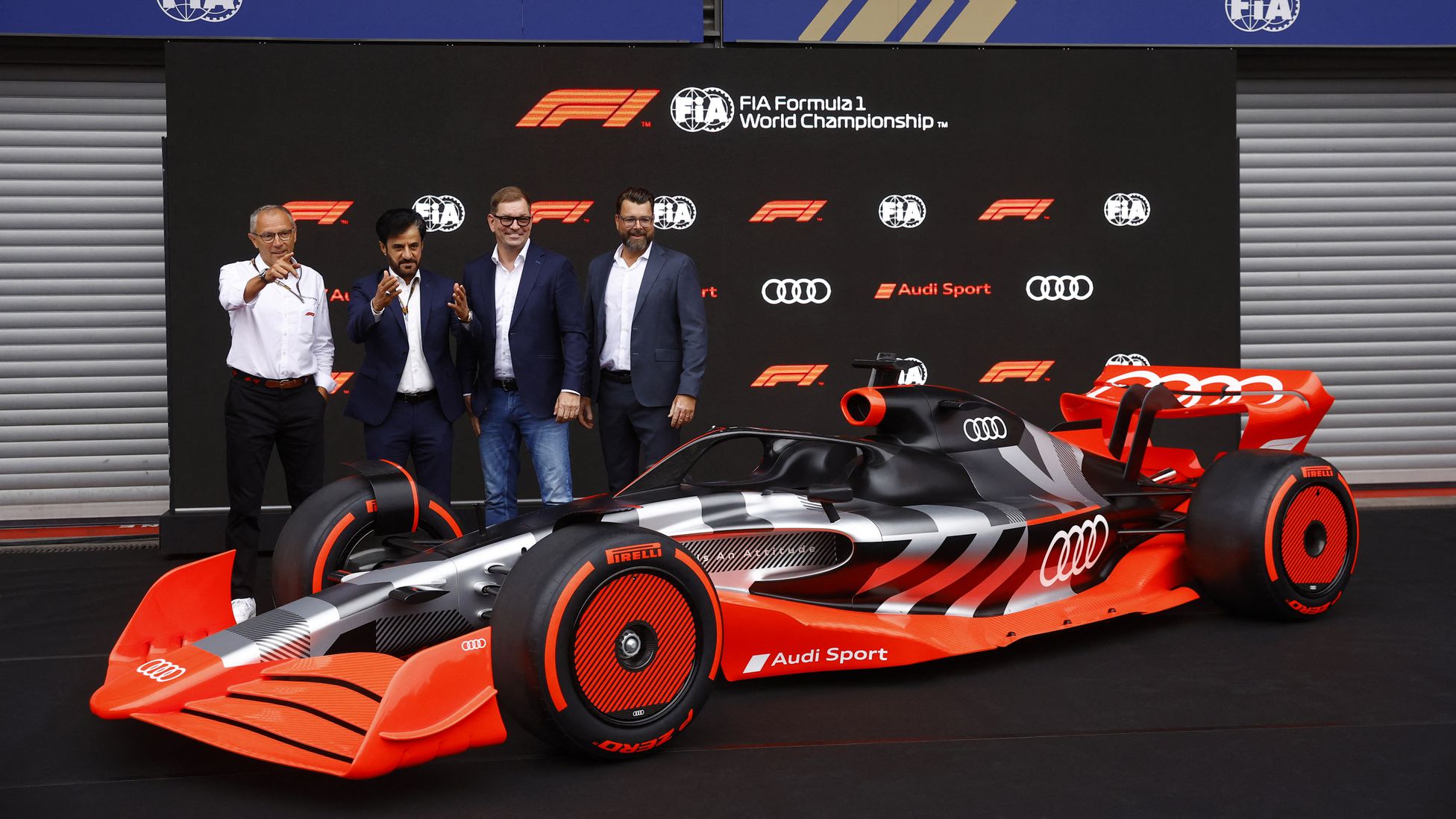 Audi en el anuncio de su incorporación en 2026