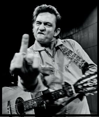 14/02/1996 - St Quentin. Johnny Cash “John, let’s do a shot for the warden” - Fuente: Jim Marshall.