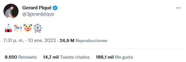 Tweet Piqué
